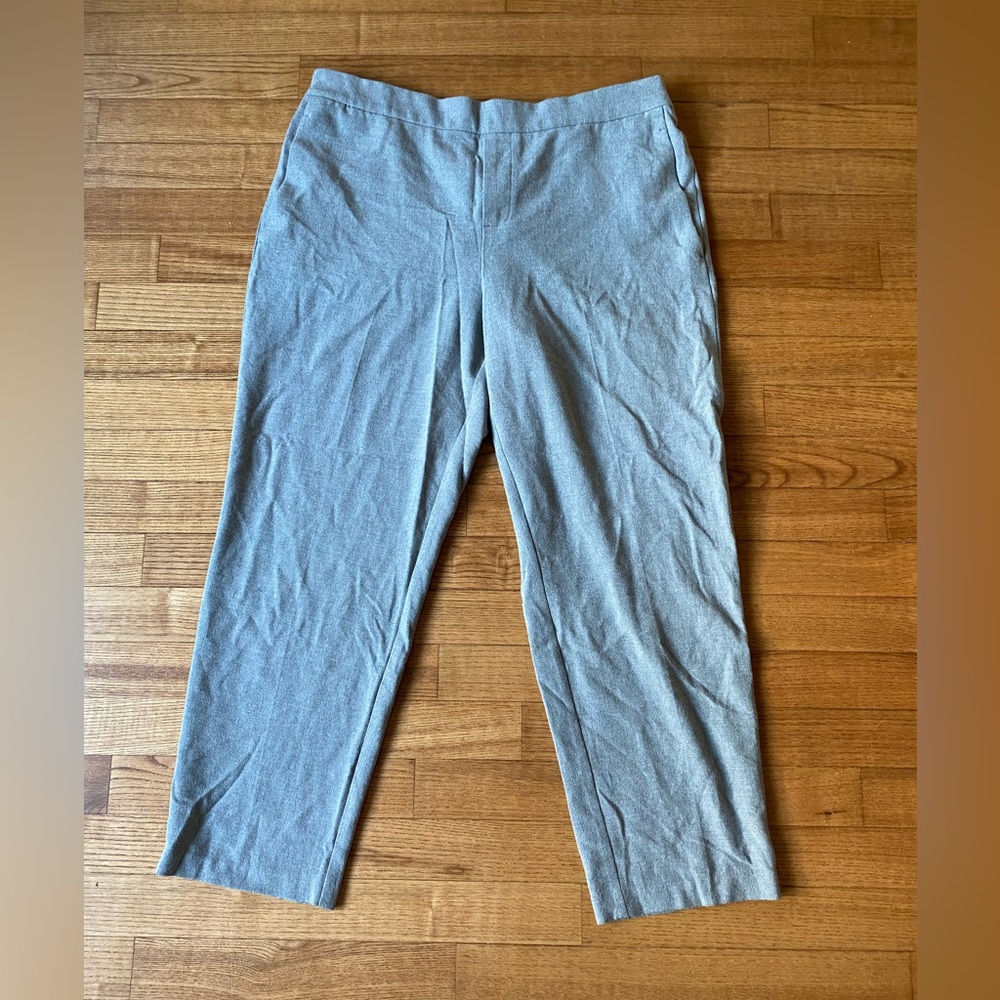 Old Navy Women's size 12 Light Gray dress or casual pants w/elastic band EUC